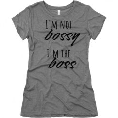 Ladies Slim Fit Super Soft Triblend Tee