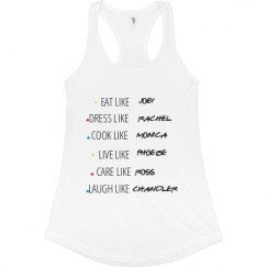 Ladies Slim Fit Racerback Tank Top