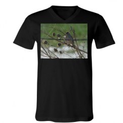 Unisex V-Neck Jersey Tee