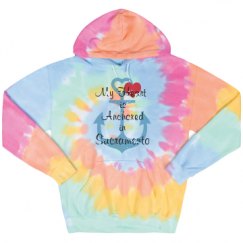 Unisex Tie-Dye Fleece Hoodie