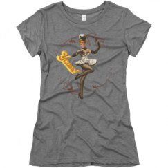 Ladies Slim Fit Super Soft Triblend Tee