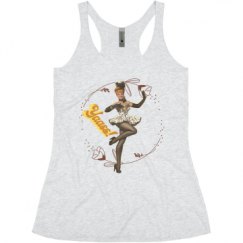 Ladies Slim Fit Super Soft Racerback Triblend Tank