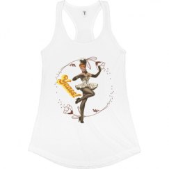 Ladies Slim Fit Racerback Tank Top