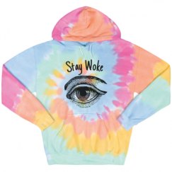 Unisex Tie-Dye Fleece Hoodie