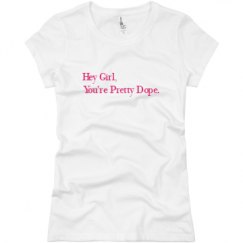 Ladies Slim Fit Basic Promo Jersey Tee