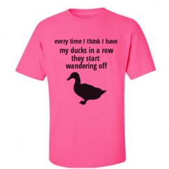 Unisex Ultra Cotton Safety Neon Crewneck Tee