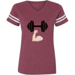 Ladies Relaxed Fit Vintage Sports Tee