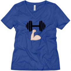 Ladies Relaxed Fit V-Neck Tee