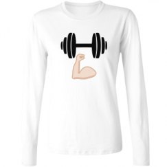 Ladies Relaxed Fit Basic Long Sleeve Tee