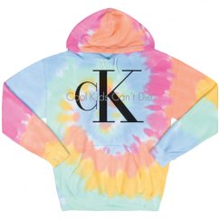 Unisex Tie-Dye Fleece Hoodie
