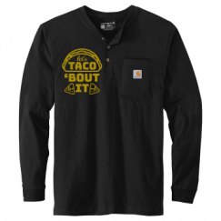 Unisex Carhartt Long Sleeve Henley Tee 