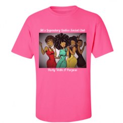 Unisex Ultra Cotton Safety Neon Crewneck Tee