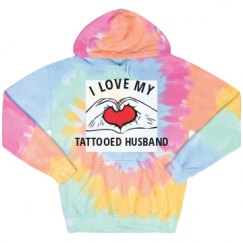 Unisex Tie-Dye Fleece Hoodie