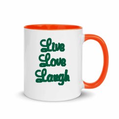 11oz Ceramic Mug with Color Inside