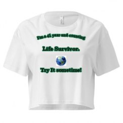 Ladies Festival Cali Crop Top Tee