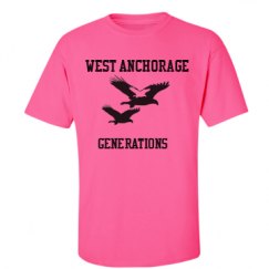 Unisex Ultra Cotton Safety Neon Crewneck Tee