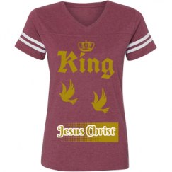 Ladies Relaxed Fit Vintage Sports Tee