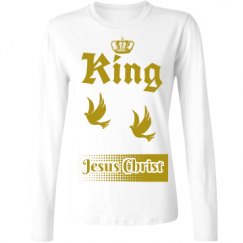 Ladies Relaxed Fit Basic Long Sleeve Tee