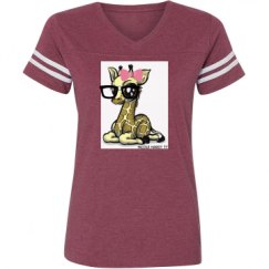 Ladies Relaxed Fit Vintage Sports Tee