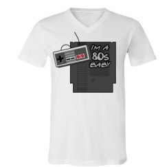 Unisex V-Neck Jersey Tee