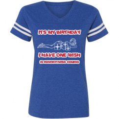 Ladies Relaxed Fit Vintage Sports Tee