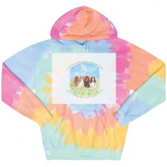 Unisex Tie-Dye Fleece Hoodie