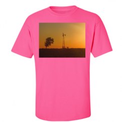 Unisex Ultra Cotton Safety Neon Crewneck Tee