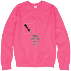 Unisex Neon Crewneck Sweatshirt