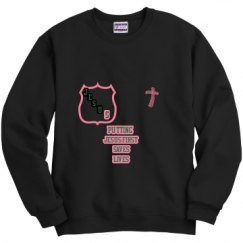 Unisex Film and Foil Crewneck Sweatshirt