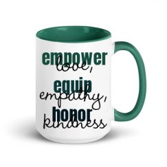 15oz Ceramic Mug with Color Inside