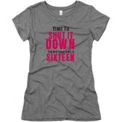 Ladies Slim Fit Super Soft Triblend Tee