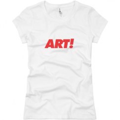 Ladies Slim Fit Basic Promo Jersey Tee