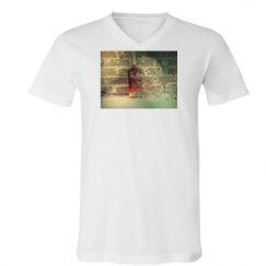 Unisex V-Neck Jersey Tee