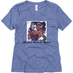 Ladies Relaxed Fit Super Soft Triblend V-Neck Tee