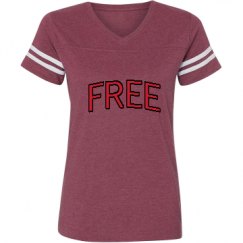 Ladies Relaxed Fit Vintage Sports Tee