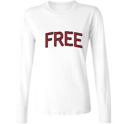 Ladies Relaxed Fit Basic Long Sleeve Tee