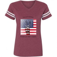 Ladies Relaxed Fit Vintage Sports Tee