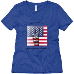 Ladies Relaxed Fit V-Neck Tee