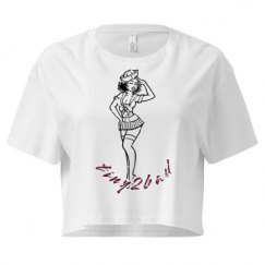 Ladies Festival Cali Crop Top Tee