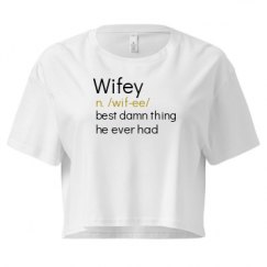 Ladies Festival Cali Crop Top Tee