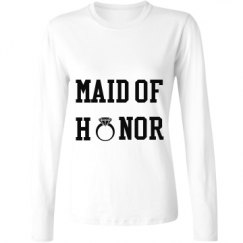 Ladies Relaxed Fit Basic Long Sleeve Tee