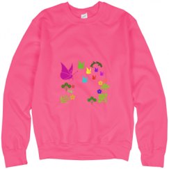 Unisex Neon Crewneck Sweatshirt