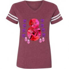 Ladies Relaxed Fit Vintage Sports Tee