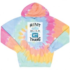 Unisex Tie-Dye Fleece Hoodie