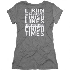 Ladies Slim Fit Super Soft Triblend Tee