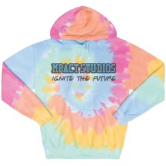 Unisex Tie-Dye Fleece Hoodie