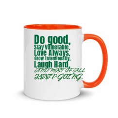 11oz Ceramic Mug with Color Inside