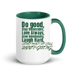 15oz Ceramic Mug with Color Inside