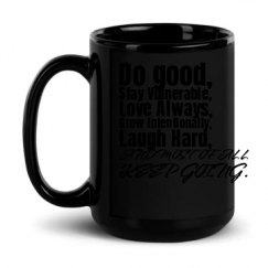 15oz Black Glossy Mug