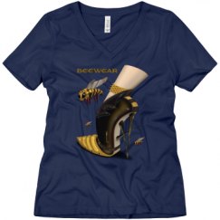 Ladies Relaxed Fit V-Neck Tee